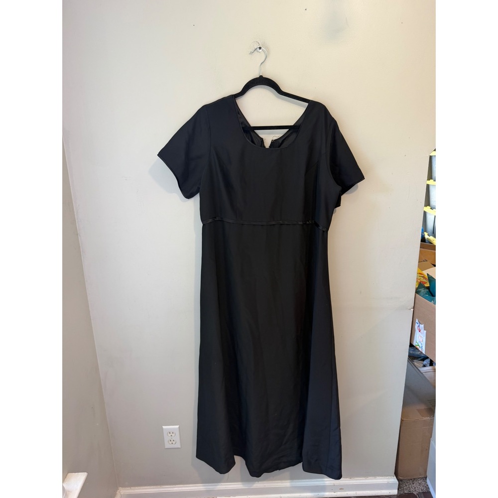 Stage Accents Performance Apparel Black Empire Waist Choir Orchestra Maxi Dress
